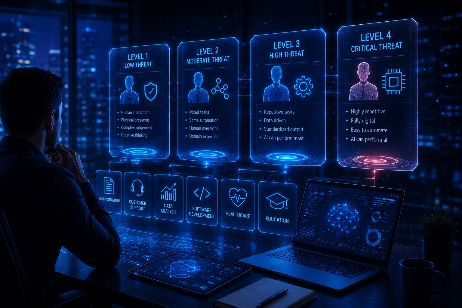 AI Job Threat Levels