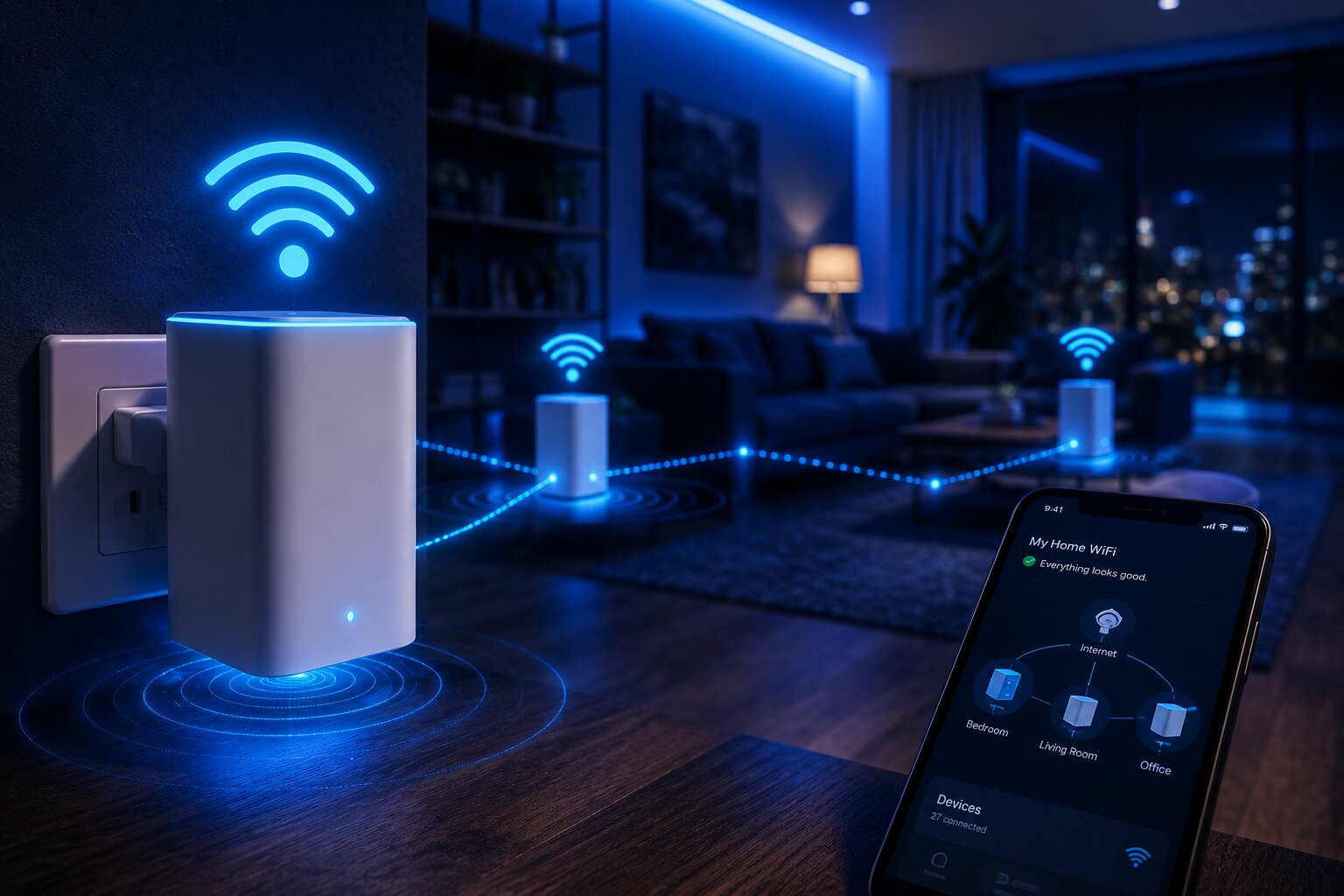 Connecting a Wireless Mesh Extender